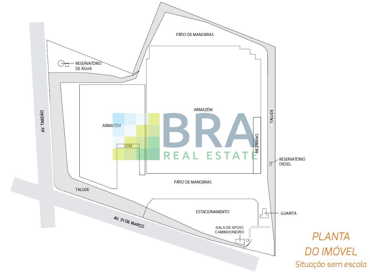 Galpão Av. 31 de março, 2.350 x Av. Taboão em São Bernardo do Campo